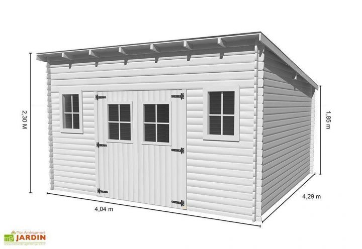 Abri De Jardin En Bois Avec Toiture 1 Pente 400X400Cm (Sens Au Choix) – Habrita à Toiture Abri De Jardin Abri De Jardin En Bois Avec Toiture 1 Pente 400X400Cm (Sens Au Choix) – Habrita à Toiture Abri De Jardin
