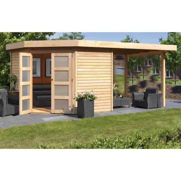 Abri De Jardin Goldendorf 5 Karibu 19Mm 242X245 Cm 5.56 M² intérieur Goldendorf 5