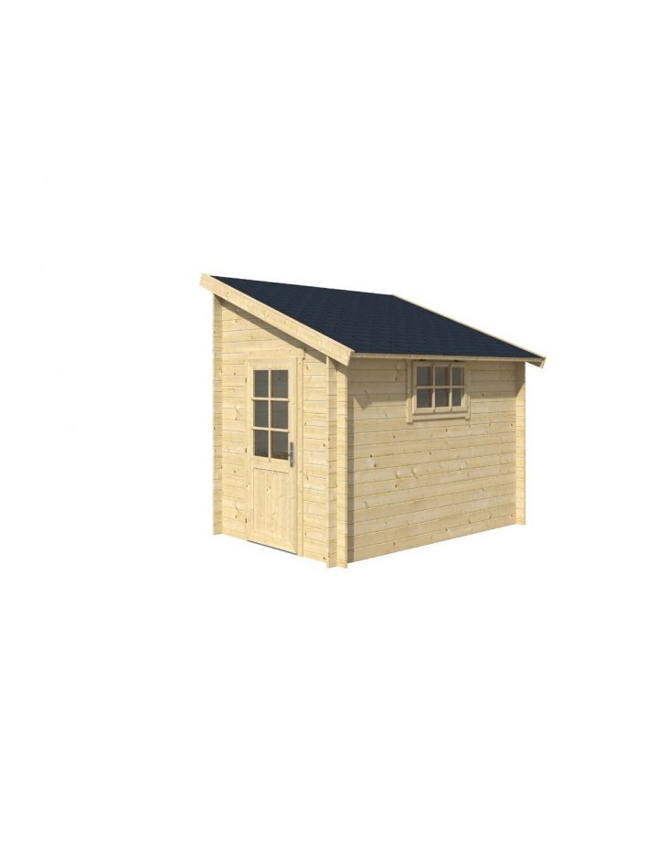 Abri De Jardin Jura 5 M² – Bois Massif 28 Mm concernant Abri De Jardin Adossé Castorama