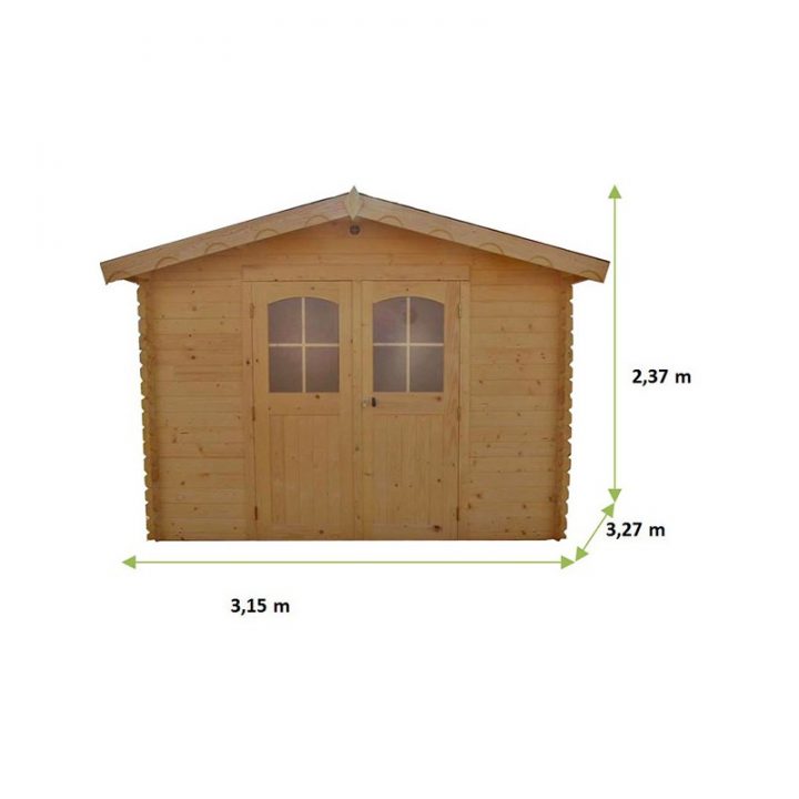 Abri De Jardin Prestige Madrier Bois Brut 28 Mm destiné Abri Jardin Madrier Abri De Jardin Prestige Madrier Bois Brut 28 Mm destiné Abri Jardin Madrier