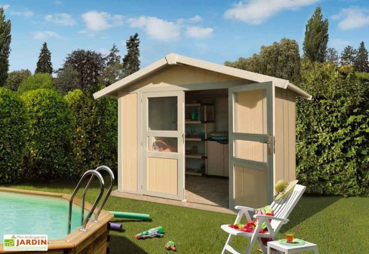 Abri De Jardin Pvc Basic Line 5 – Basic Line 5 M2 – Grosfillex serapportantà Abri De Jardin Grosfillex 7 5