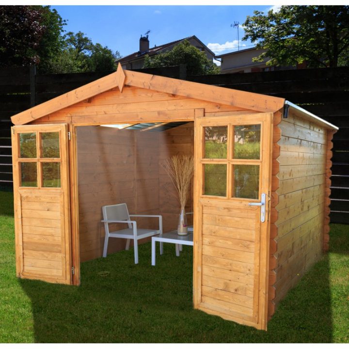 Abri De Jardin Soleil 12M² En Bois 28Mm Avec Toit Translucide avec Bricoman Abri De Jardin Abri De Jardin Soleil 12M² En Bois 28Mm Avec Toit Translucide avec Bricoman Abri De Jardin