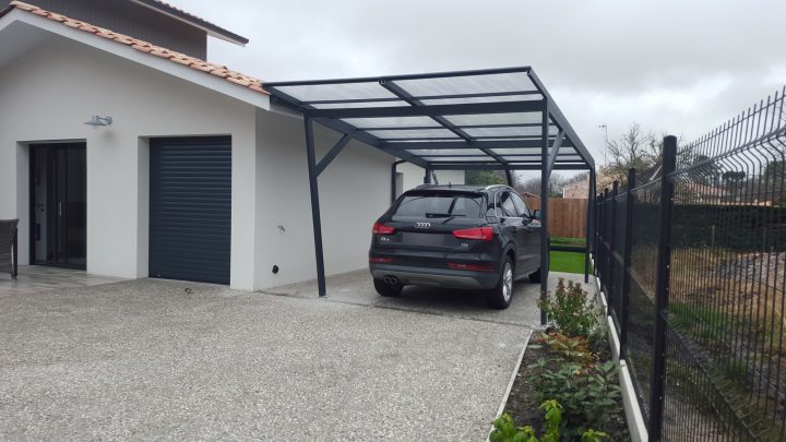 Abri De Voiture / Carport R-Car 1 Place – Azenco encequiconcerne Abri Voiture Occasion