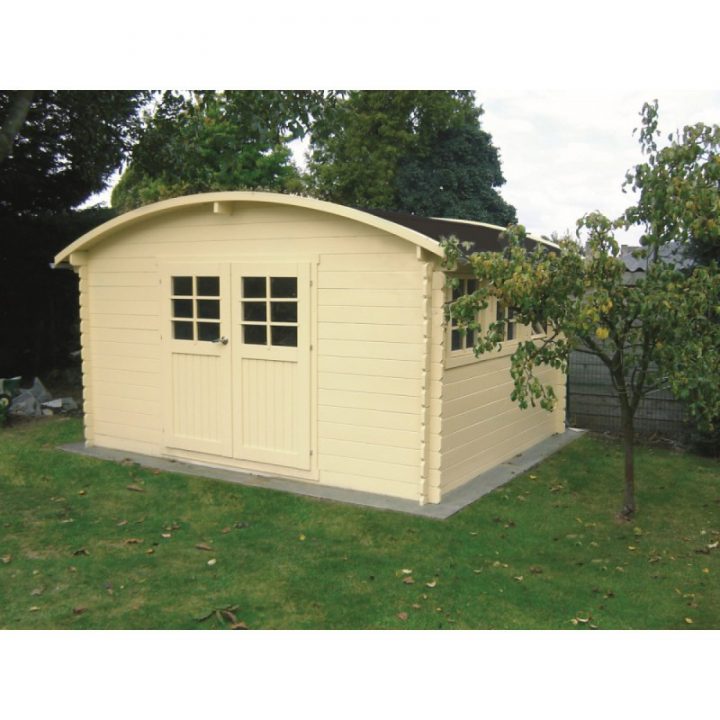 Abri En Bois Massif 28Mm 12,73M² Toit Berceau Solid concernant Toiture Abri De Jardin Abri En Bois Massif 28Mm 12,73M² Toit Berceau Solid concernant Toiture Abri De Jardin