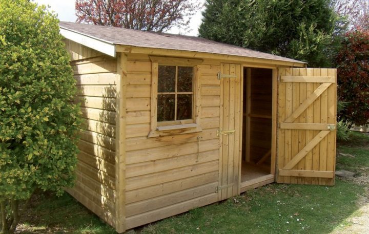 Abris De Jardin Construits En Ossature Bois encequiconcerne Abri Jardin Bois