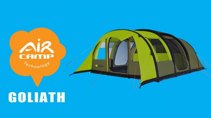 Aircamp Goliath : Inflatable Tent | Tente Camping encequiconcerne Toile De Tente Gonflable