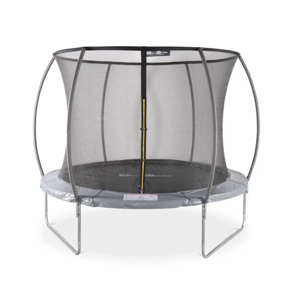 Alice'S Garden – Trampoline Rond Ø 305Cm Gris Avec Filet tout Alice Garden Trampoline