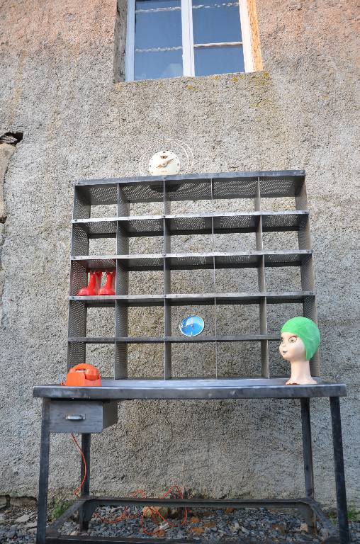 Ancien Meuble De Tri Postal, Mobilier Industriel, Mobilier serapportantà Meuble Tri Postal