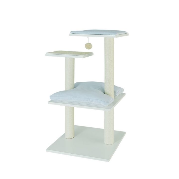 Arbre À Chat Contemporain Gris Doggy & Co Avec Plateformes serapportantà Arbre A Chat Gifi