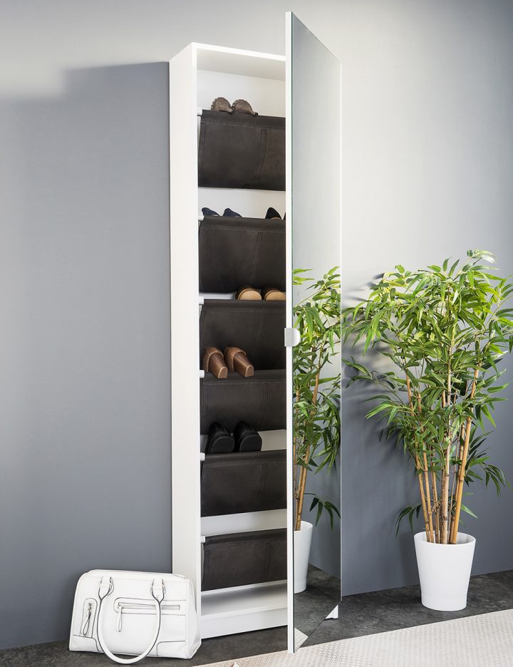 Armoire À Chaussures «Zapo», 12 Paires tout Armoire A Chaussure