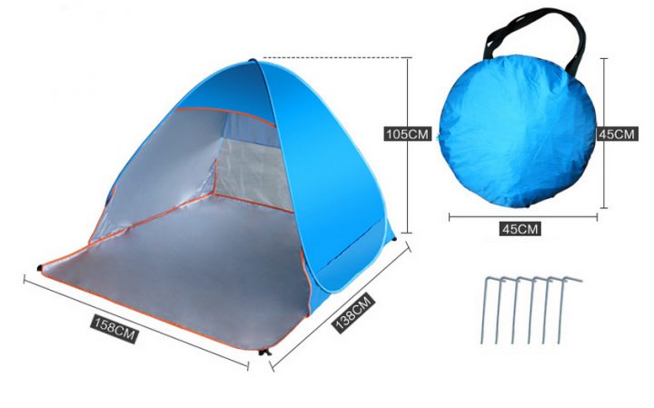 Automatique Pop Up Camping Anti Uv Tente De Plage-Tente-Id à Tente De Plage Decathlon