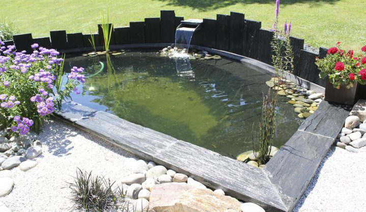 Bassin Et Fontaine | Rebeyrol : Aménagement Et Entretien Des Jardins – Créateur De Jardins intérieur Bassin De Jardin