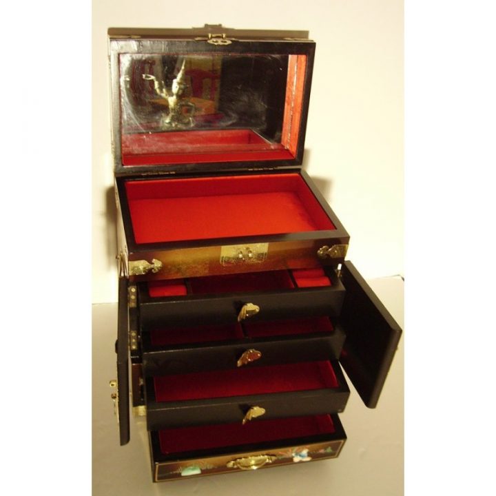 Boîte À Bijoux Laquée Chinoise – Meubles Labaiedhalong intérieur Meuble A Bijoux Boîte À Bijoux Laquée Chinoise – Meubles Labaiedhalong intérieur Meuble A Bijoux