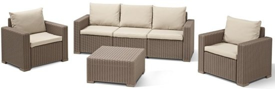 Bol | Allibert – Loungeset California – 4-Delig serapportantà Allibert California