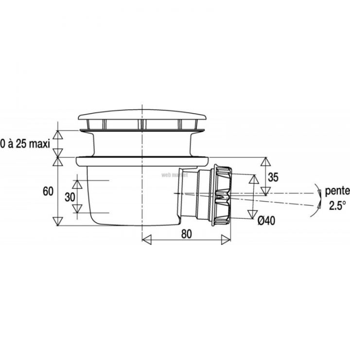 Bonde De Douche Diamètre 90Mm Extra Plate Hauteur 60Mm destiné Bonde De Douche Extra-Plate Ø90 Mm Wirquin Bonde De Douche Diamètre 90Mm Extra Plate Hauteur 60Mm destiné Bonde De Douche Extra-Plate Ø90 Mm Wirquin