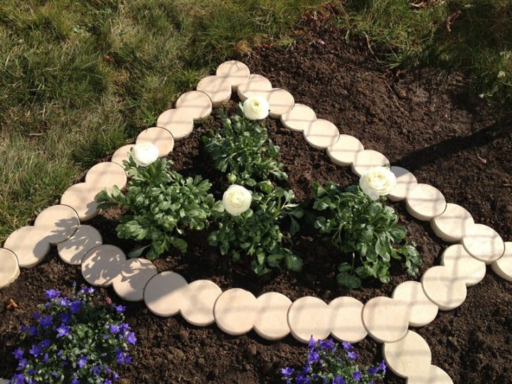 Bordure De Jardin En Plastique Connecteur Beige 22 X 10 X 5 Cm avec Bordure Jardin Plastique