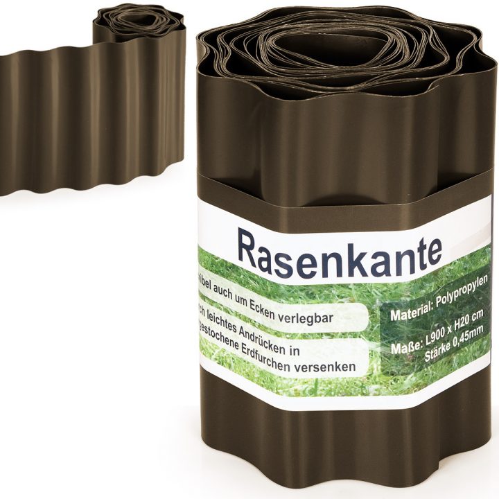 Bordure Délimitation Séparation Jardin Gazon Pelouse Plate serapportantà Bordure Jardin Plastique