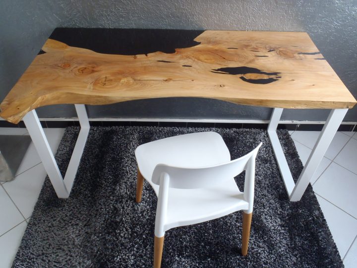 Bureau Fusion Bois/Résine – Boutique Penone Design serapportantà Table Bois Resine Bureau Fusion Bois/Résine – Boutique Penone Design serapportantà Table Bois Resine