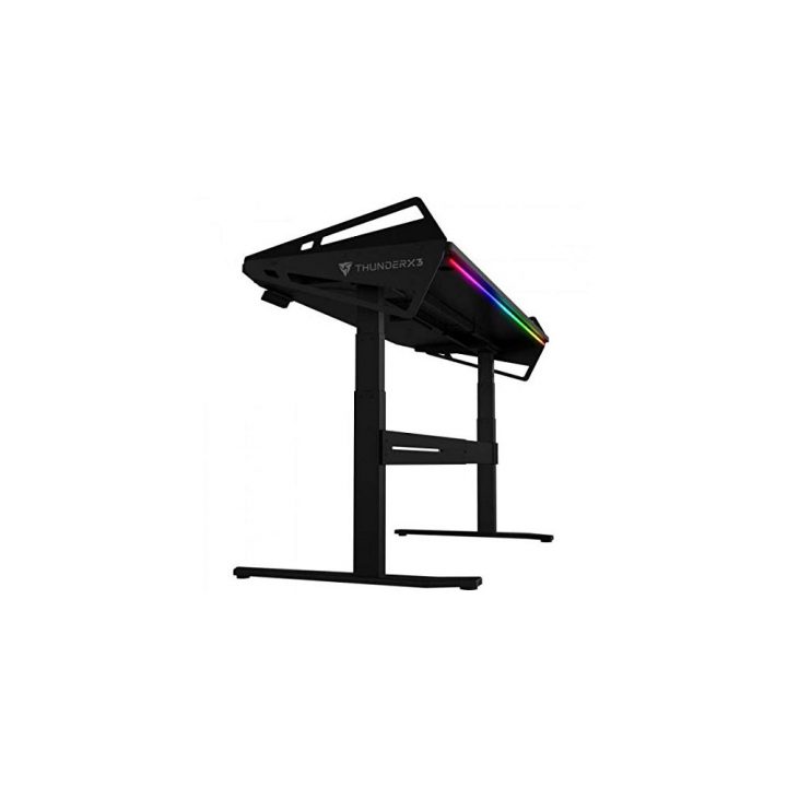 Bureau Gaming Assis/Debout Thunderx3 Ad7 Led – Taille L avec Bureau Gamer Rgb Bureau Gaming Assis/Debout Thunderx3 Ad7 Led – Taille L avec Bureau Gamer Rgb