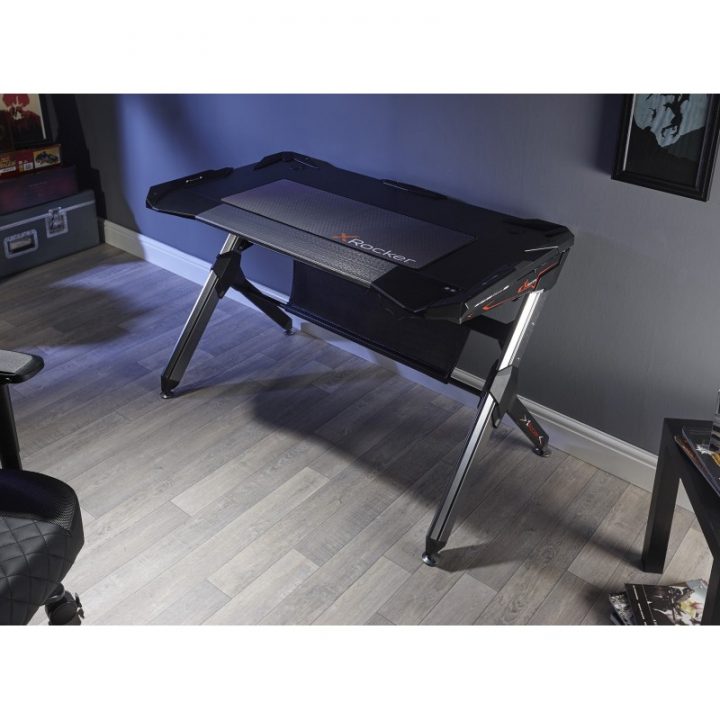 Bureau Pc Gaming À Led X-Rocker Lynx – Rgb | Fauteuilgamer destiné Bureau Gamer Rgb Bureau Pc Gaming À Led X-Rocker Lynx – Rgb | Fauteuilgamer destiné Bureau Gamer Rgb