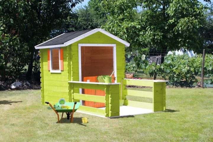 Cabane Enfant : Modèles Pour Le Jardin | Maisonnette En à Cabane En Bois Occasion