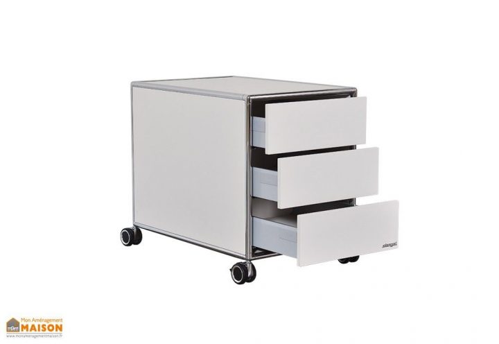Caisson De Rangement À Roulettes Pour Bureau – 3 Tiroirs intérieur Petit Meuble A Roulette Caisson De Rangement À Roulettes Pour Bureau – 3 Tiroirs intérieur Petit Meuble A Roulette