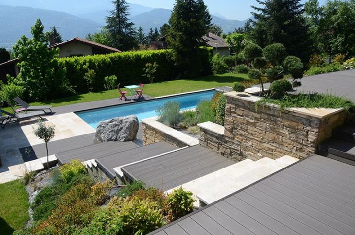 Carnet D'Inspiration : La Piscine Paysagée (Avec Images dedans Aménagement Piscine Extérieur Terrain En Pente