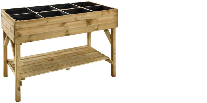 Carré Potager Surélevé Divisé 120 X 80 Cm – Oogarden France serapportantà Carré Potager Sur Pied Brico Dépôt