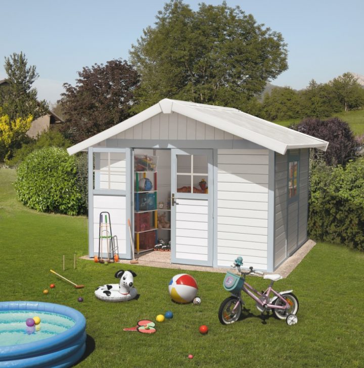 Casetta Da Giardino Grosfillex – Deco 7,5 (3,2X2,4 tout Abri De Jardin Grosfillex 7 5