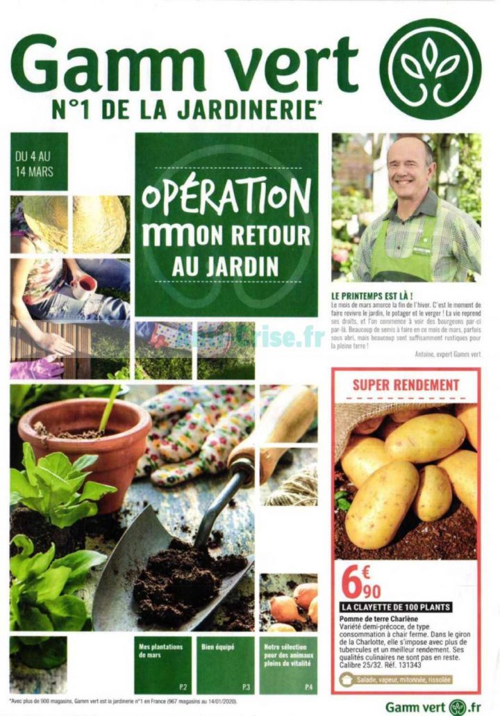 Catalogue Gamm Vert Du 04 Au 14 Mars 2020 – Catalogues à Catalogue Gamm Vert