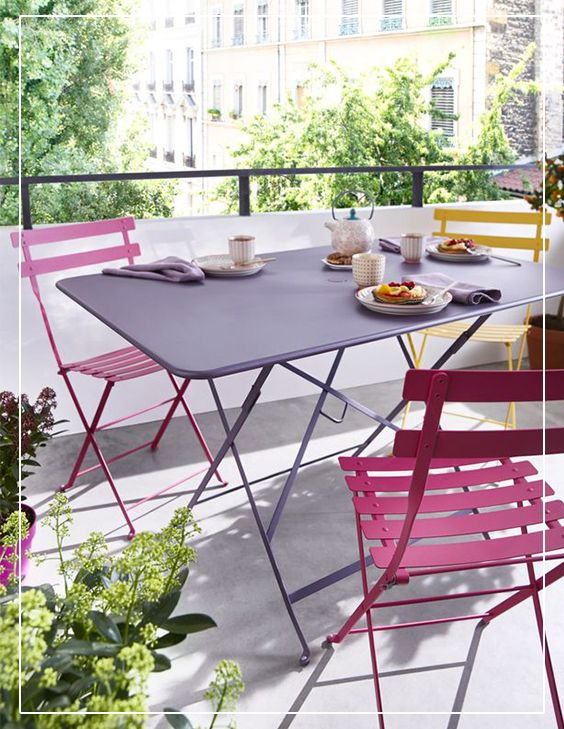 Chaise De Jardin En Métal Bistro Rose Fuchsia Pliante | Chaise Jardin Metal, Chaise De Jardin serapportantà Chaise De Jardin Castorama