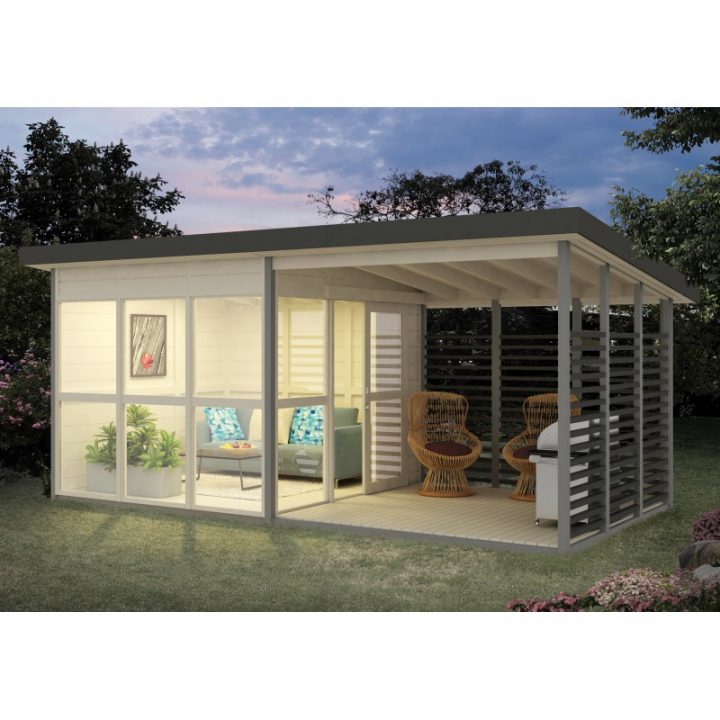 Chalet De Jardin Contemporain 16M² Panneaux 21Mm Emma concernant Abri Jardin Chalet De Jardin Contemporain 16M² Panneaux 21Mm Emma concernant Abri Jardin