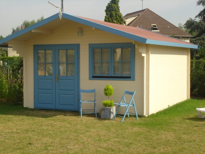 Chalets De Jardin En Bois Massif 12 À 20M² Ep. 35 – 44Mm tout Chalet De Jardin