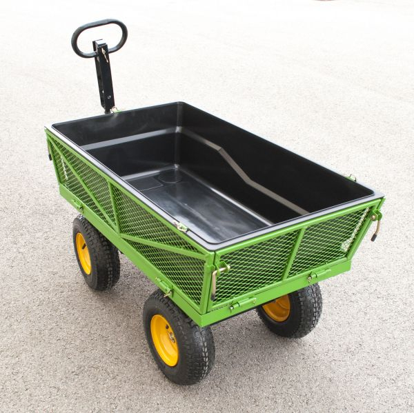 Chariot De Jardin Avec Caisse Plastique Amovible destiné Remorque De Jardin Chariot De Jardin Avec Caisse Plastique Amovible destiné Remorque De Jardin