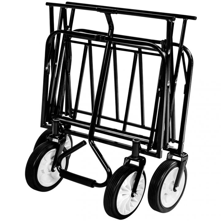 Chariot De Jardin Pliable 80 Kg Pas Cher | Tectake destiné Chariot De Jardin