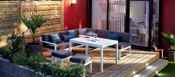Choisir Du Mobilier De Jardin Qui Résiste Au Mauvais Temps tout Salon De Jardin Lavande Auchan