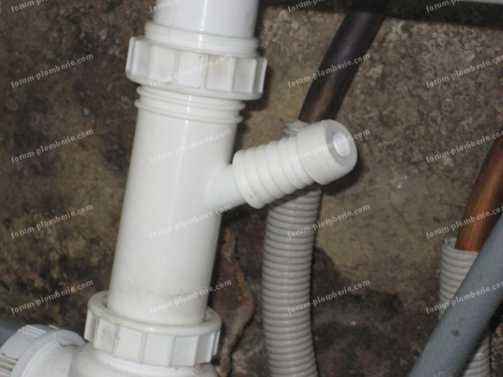 Choix Plomberie Matériaux Maison encequiconcerne Évacuation Lave Vaisselle Sur Siphon Évier