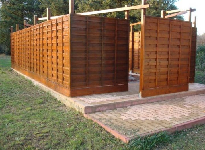 Cloture De Jardin En Claustra avec Cloture Bois Brico Depot