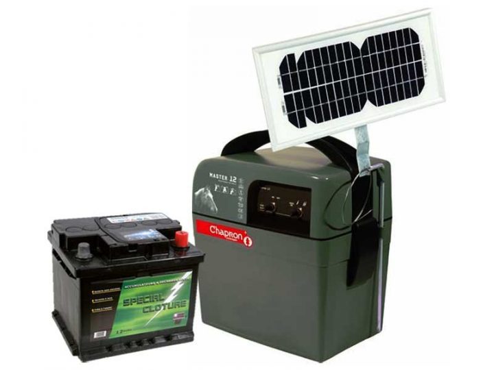 Clôture Électrique – Electrificateur Master 12 Solaire tout Cloture Electrique Solaire