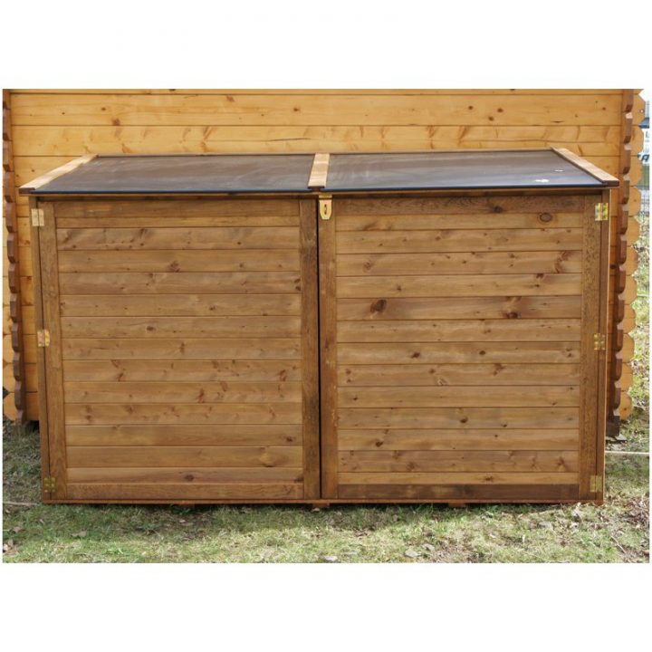 Coffre De Jardin En Pin Du Nord Traité Pour L'Extérieur concernant Coffre De Jardin