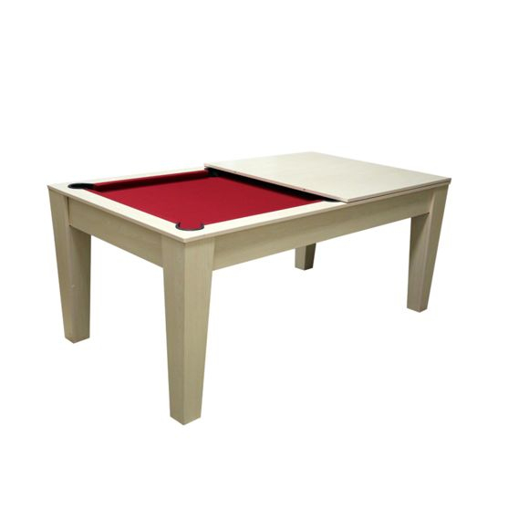 Cortes Games – Table De Billard Convertible Tapis Rouge – Pas Cher Achat / Vente Tables De intérieur Tapis De Billard