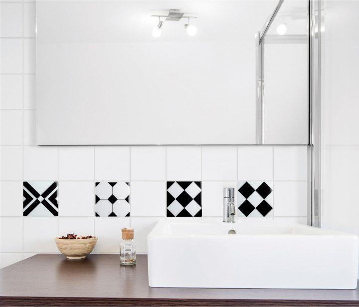 Déco Salle De Bain Graphique – Mon Coach Déco Leroy Merlin à Huber Tayrona Noir