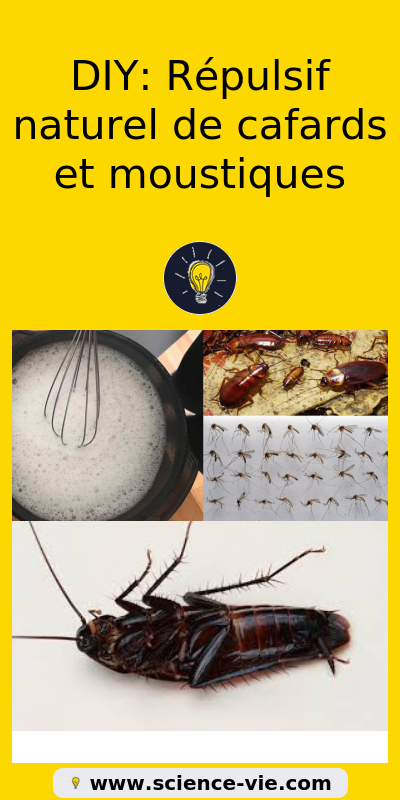 Diy: Répulsif Naturel De Cafards Et Moustiques #Astuces # pour Cafard De Jardin