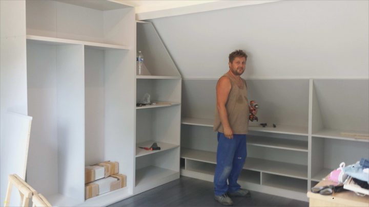 Dressing Sous Pente Terrible Dressing Sous Pente De Toit avec Meuble Sous Pente Castorama