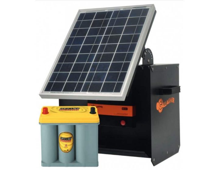 Electrificateur Solair Kit Complet – Sur Cloture.pro concernant Cloture Electrique Solaire