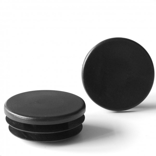 Embout Rond À Ailettes Diam. 60 Mm Plastique Noir – Embout destiné Embout Pied De Chaise Rond Castorama