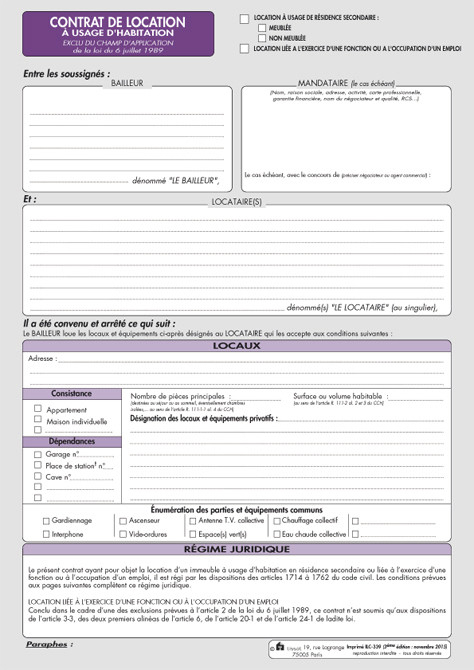 Est-Ce Que Vous Avez Lu Votre Bail De Location à Modèle Bail Meublé Gratuit