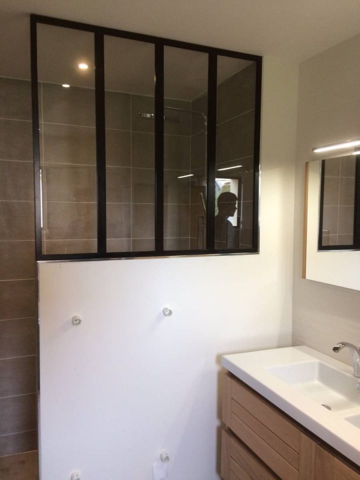 Fabrication Sur Mesure De Paroi De Douche Style Verrière encequiconcerne Paroi De Douche Style Verrière Castorama