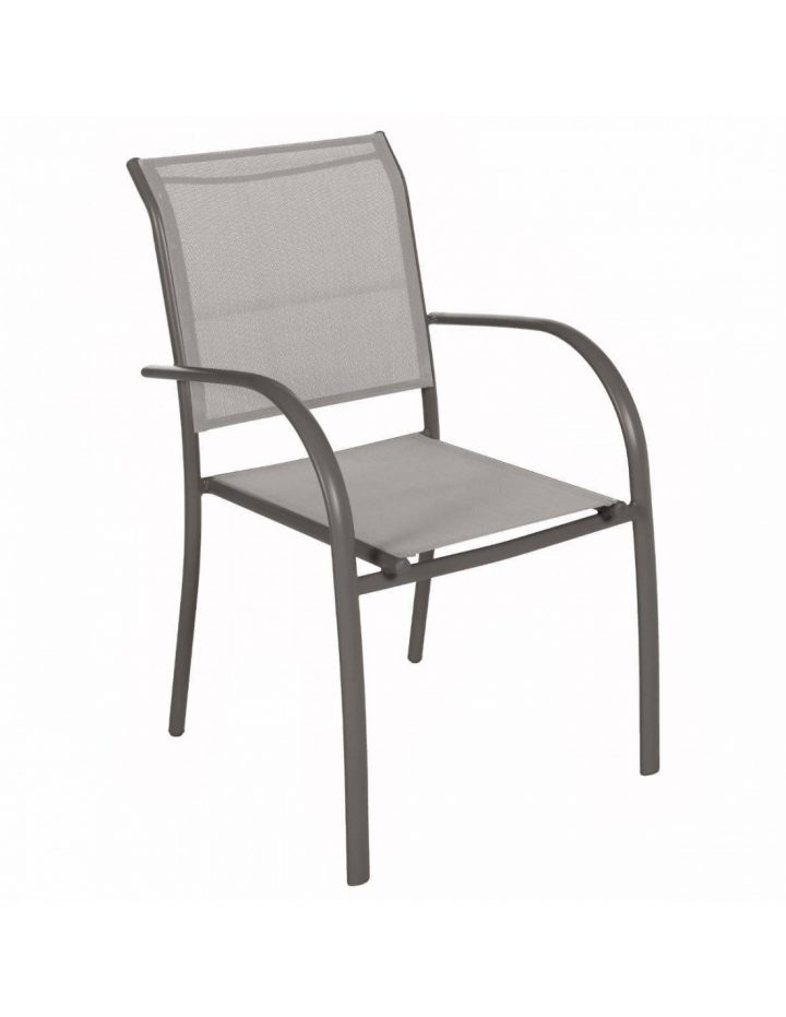 Fauteuil Piazza Aluminium Tonka Et Texaline – Hespéride intérieur Fauteuil Hesperide Piazza