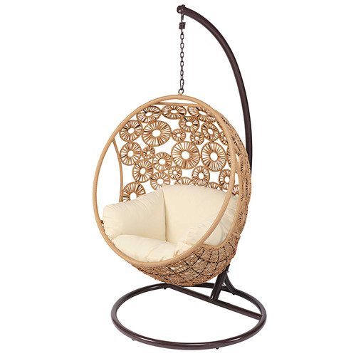 Fauteuil Suspendu De Jardin En Résine Tressée Et Coussin à Fauteuil Oeuf Suspendu 2 Places Fauteuil Suspendu De Jardin En Résine Tressée Et Coussin à Fauteuil Oeuf Suspendu 2 Places
